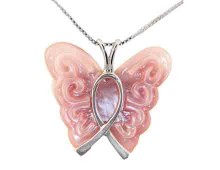 The Butterfly was the first inspiration in the Breast Cancer Awareness Line. As we go through our journey of breast cancer, the treatments are like going into the cocoon. We metamorphosis from our treatments, receive our wings and emerge as the butterfly.