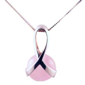 infinity-symbol-lois-wagner-breast-cancer-awareness- rose- quartz-necklace