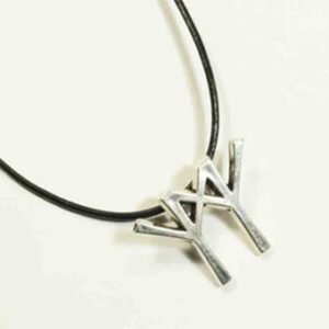man X II- outline-gay-pride-male-bond-symbology-lois-wagner-necklace