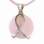 breast-cancer-awareness-ribbon-lois-wagner-round-rose-quartz-necklace a.
