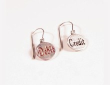 Classic Earrings to honor the crede and debre accounting method established in Italy. Perfect gift for your favorite accountant!