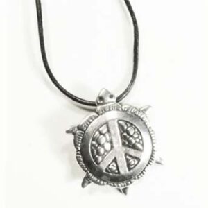 turtle-peace-sign-symbology-lois-wagner-necklace turtle-peace-sign-symbology-lois-wagner-necklace